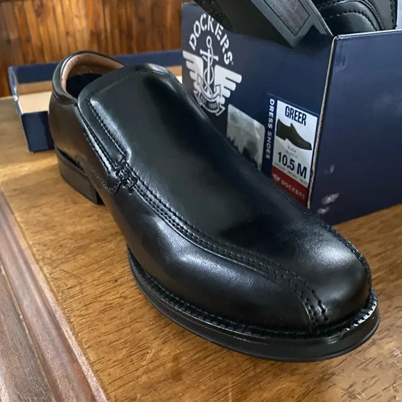 Mens Dockers 10.5 Black Greer Dress shoes - Picture 2 of 14